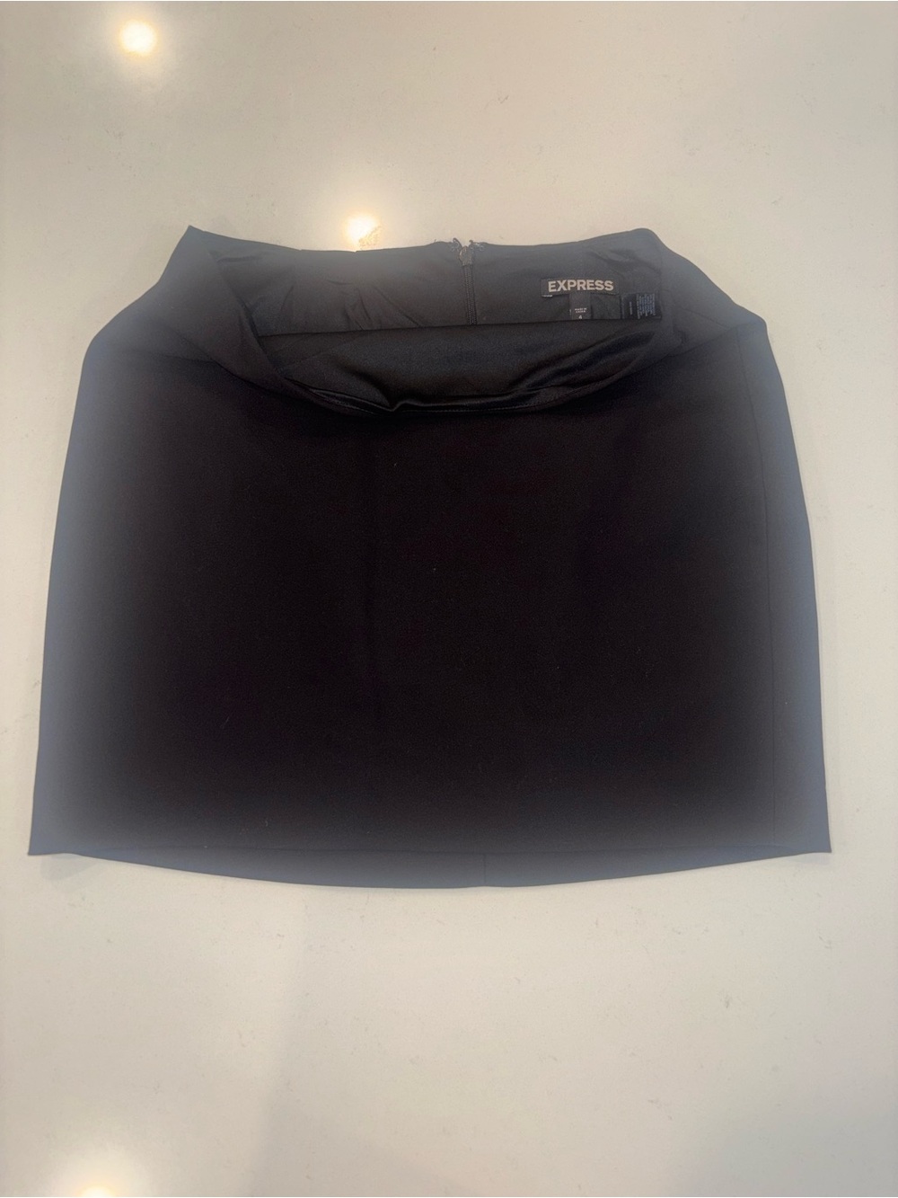 Express Black Mini Skirt